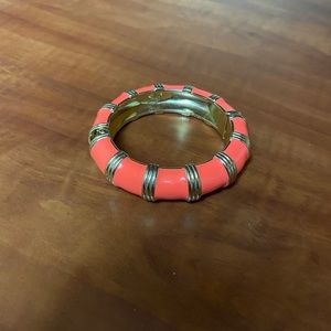 Bright orange jcrew bracelet